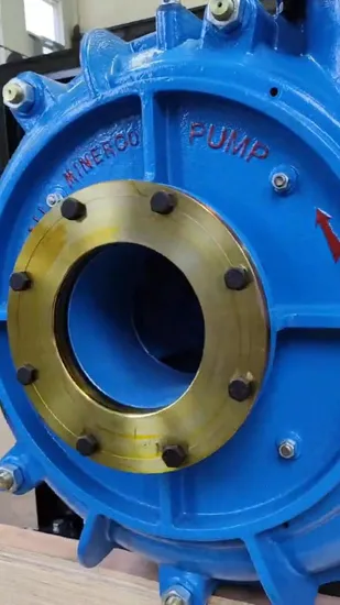 12/10 Rubber Liner Centrifugal Wear-Resistant Slurry Pump for Mining